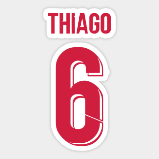 Thiago alcantara third Jersey Sticker